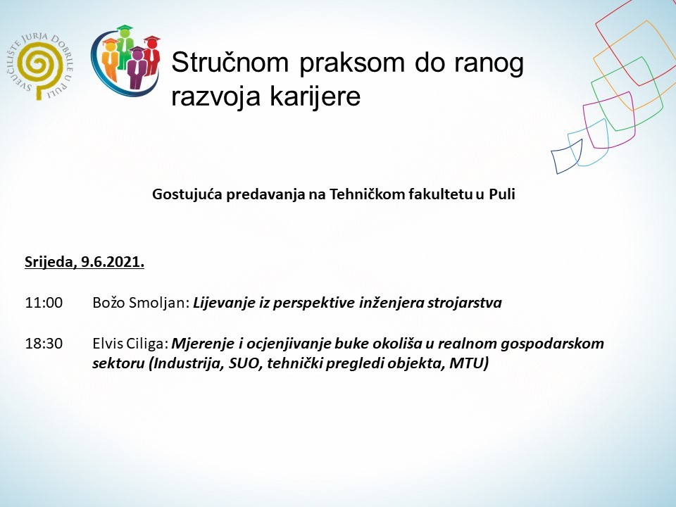 Tehnički fakultet organizira 2 gostujuća predavanja!